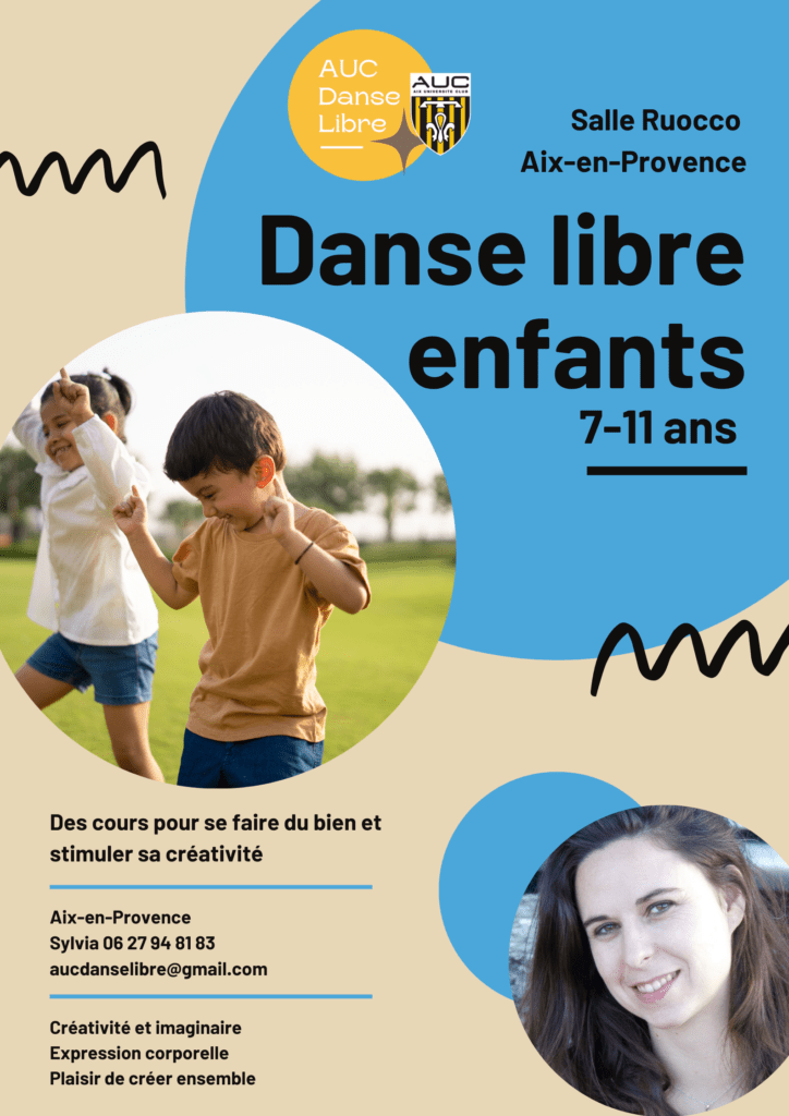 Cours de danse libre enfants Sylvia Boulnois
